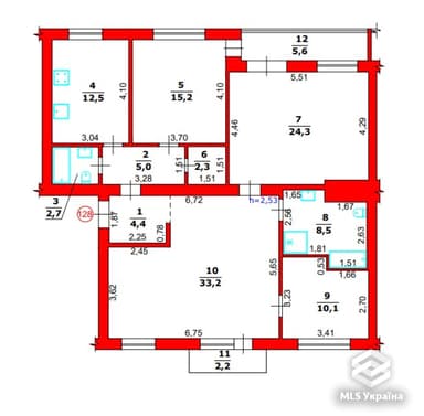 1-комнатная квартира по адресу ул. Руставели шота (площадь 126 м²) - фото 26 1-комнатная квартира по адресу ул. Руставели шота (площадь 126 м²) - Atlanta.ua - фото 26