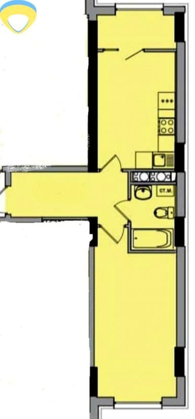 1-кімнатна квартира за адресою (площа 41 м²) - imageAlt 28 1-кімнатна квартира за адресою (площа 41 м²) - Atlanta.ua - imageAlt 28