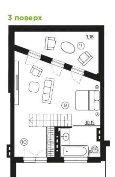 Будинок за адресою вул. Мисливська (площа 129 м²) - фото 19 Будинок за адресою вул. Мисливська (площа 129 м²) - Atlanta.ua - фото 19