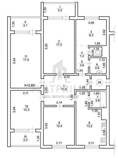 3-комнатная квартира по адресу ул. Заболотного (площадь 110,1 м²) - imageAlt 27 3-комнатная квартира по адресу ул. Заболотного (площадь 110,1 м²) - Atlanta.ua - imageAlt 27