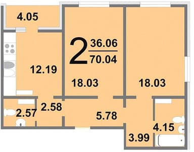 2-комнатная квартира по адресу (площадь 70 м²) - imageAlt 15 2-комнатная квартира по адресу (площадь 70 м²) - Atlanta.ua - imageAlt 15