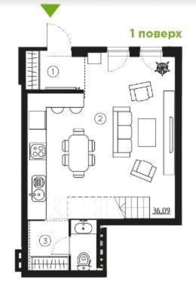 Будинок за адресою вул. Мисливська (площа 129 м²) - фото 17 Будинок за адресою вул. Мисливська (площа 129 м²) - Atlanta.ua - фото 17
