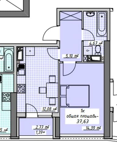 1-комнатная квартира по адресу ул. Здоровья (площадь 38 м²) - imageAlt 27 1-комнатная квартира по адресу ул. Здоровья (площадь 38 м²) - Atlanta.ua - imageAlt 27