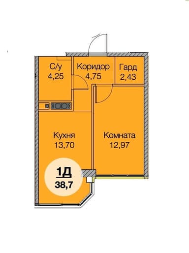 1-комнатная квартира по адресу ул. Таврийская (площадь 39,2 м²) - imageAlt 10 1-комнатная квартира по адресу ул. Таврийская (площадь 39,2 м²) - Atlanta.ua - imageAlt 10