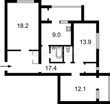3-кімнатна квартира за адресою вул. Лук'яненка Левка (площа 82 м²) - фото 60 3-кімнатна квартира за адресою вул. Лук'яненка Левка (площа 82 м²) - Atlanta.ua - фото 60