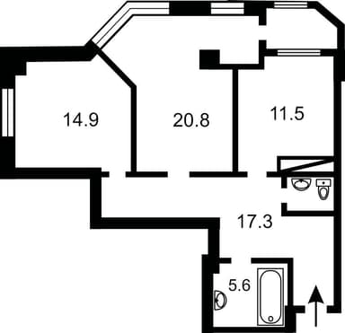 2-кімнатна квартира за адресою Польовий пров. (площа 75 м²) - фото 27 2-кімнатна квартира за адресою Польовий пров. (площа 75 м²) - Atlanta.ua - фото 27