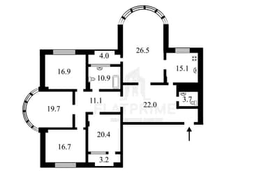 Багатокімнатна квартира за адресою (площа 170 м²) - фото 37 Багатокімнатна квартира за адресою (площа 170 м²) - Atlanta.ua - фото 37
